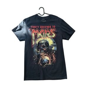 30 Seconds To Mars Graphic T-Shirt Size M Short Sleeves